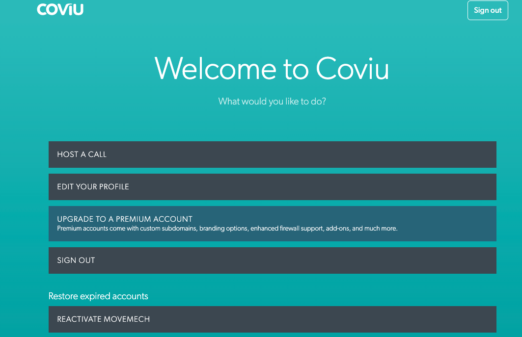 Reactivate an account